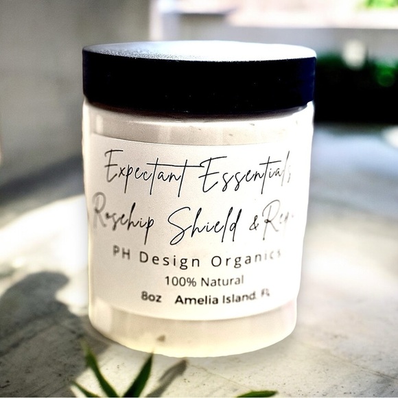 Expectant Essentials: Rose hip Shield & Repair 8oz‎ Body Butter - Picture 4 of 9